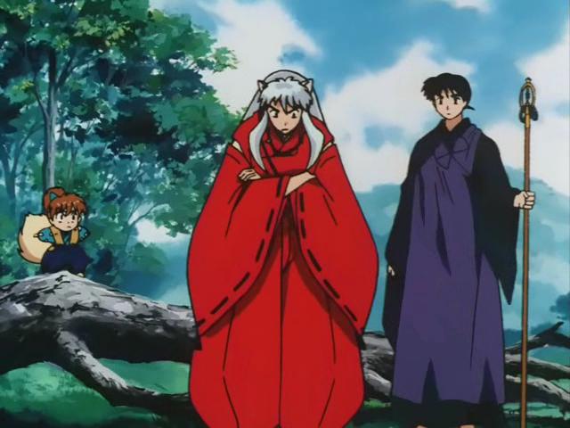 Otaku Gallery  / Anime e Manga / Inu-Yasha / Screen Shots / Episodi / 023 - La voce di Kagome e il bacio di Kikyo / 213.jpg